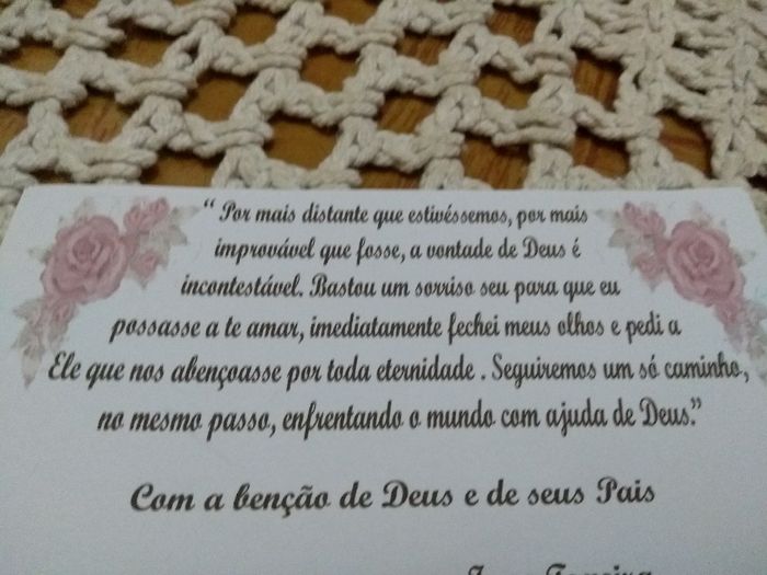 Frases ou Versículos do convite. Qual é a sua? 4