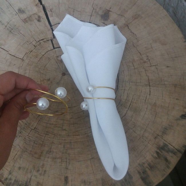 Guardanapos para festa de casamento - 1