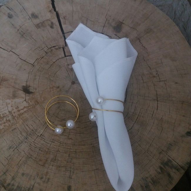 Guardanapos para festa de casamento - 2