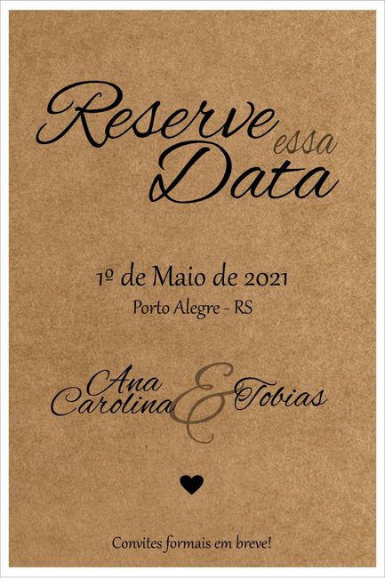 Faltam 150 dias + Save The Date #vemver - 2