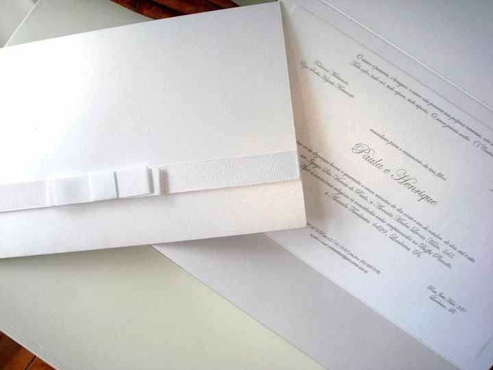 Convite branco