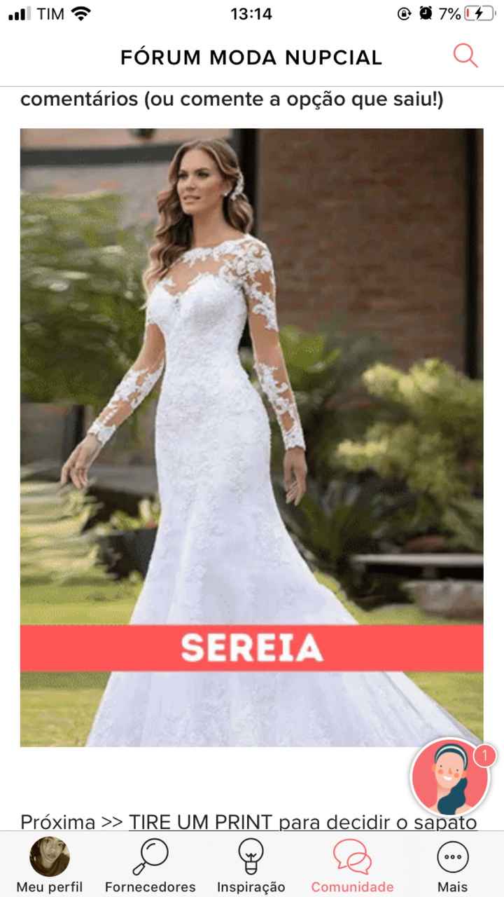 TIRE UM PRINT para decidir o vestido - 1