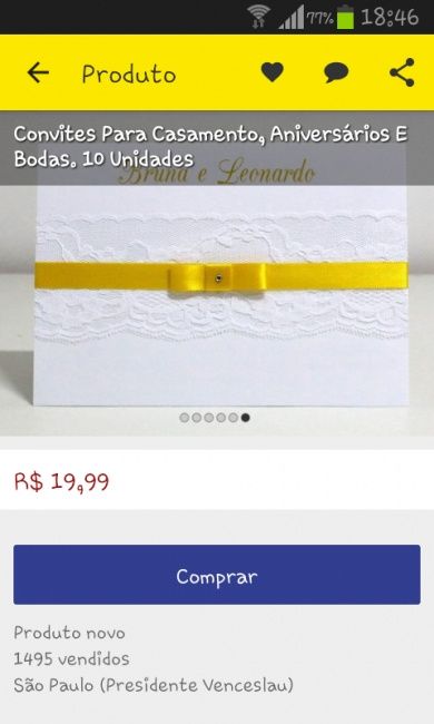 Convites do casamento , o que acham desse modelo ? - 1