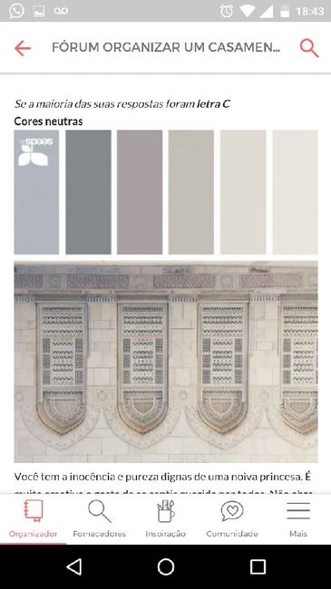 As cores do meu casamento é. - 7
