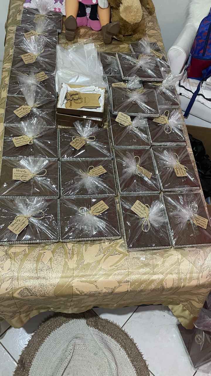 Socorro 🙆🏾‍♂️ Só faltam 4 dias e as caixinhas de lembrancinha tão ficando linda - 1