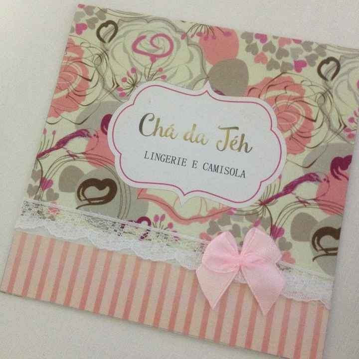 Chá de Lingerie - Convite