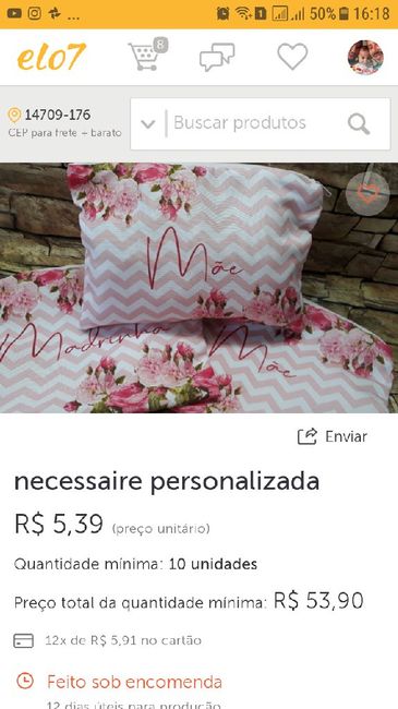 Necessaire super em conta - 2