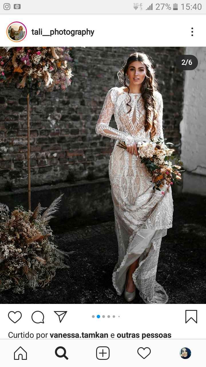 Vestido de noiva manga comprida #vemver 1