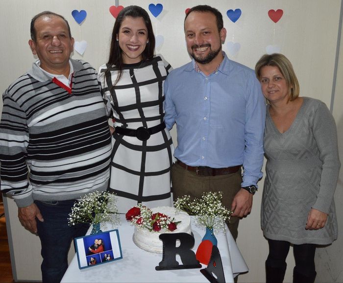 O pai e a madrasta do noivo- amo meus sogrinhos! 