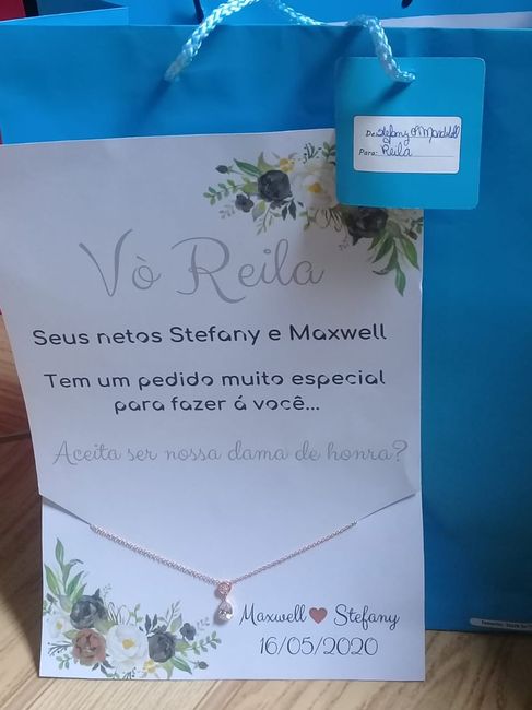 Convite Dama de honra