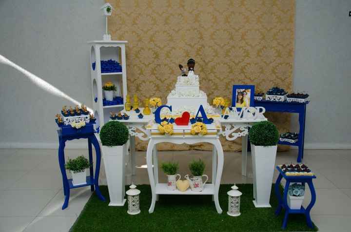 Mesa do bolo