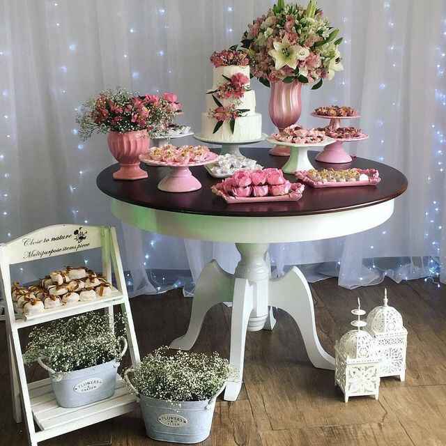 Mesa de bolo no casamento, o noivo não quer!! - 1