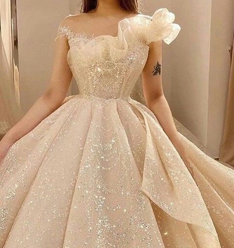 Vestidos de noiva com brilho - 4
