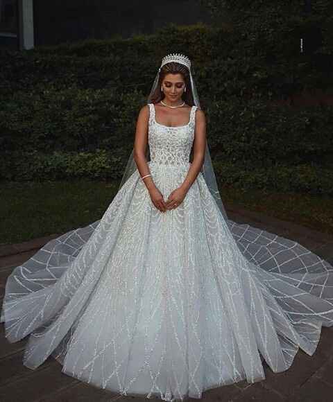 Vestidos de noiva com brilho - 7