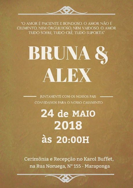  Convites de casamento - 3