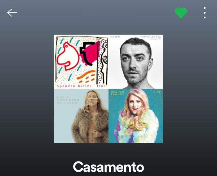 Playlist de casamento ❤️ - 1