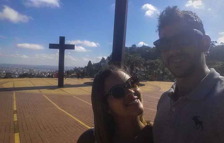 Praça do Papa com meu amor! 