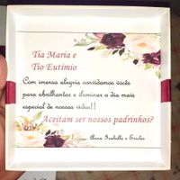Convite Padrinhos 😍 - 2