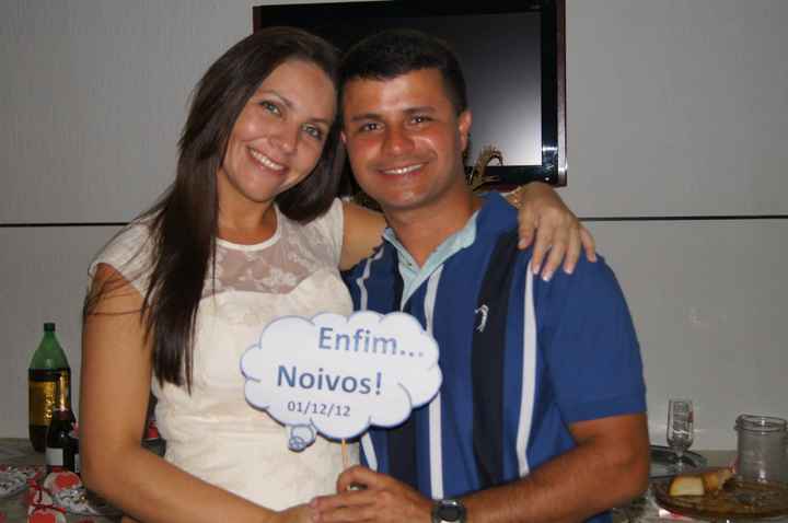 enfim noivos....