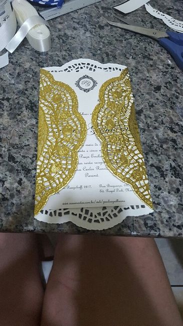 Nosso convite diy, vem ver :) - 2