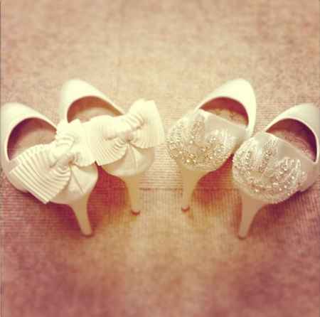 Sapatos da noiva