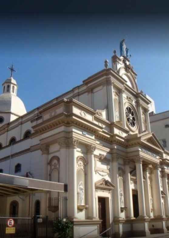 fachada Paróquia Nossa Senhora do Rosário de Pompéia