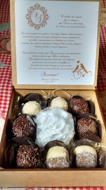  Caixas convite padrinhos - 1