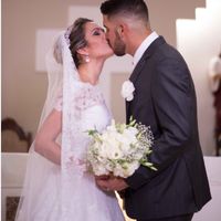 Beijo no altar!