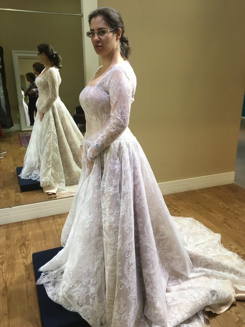 Vestido de noiva com mangas - 1