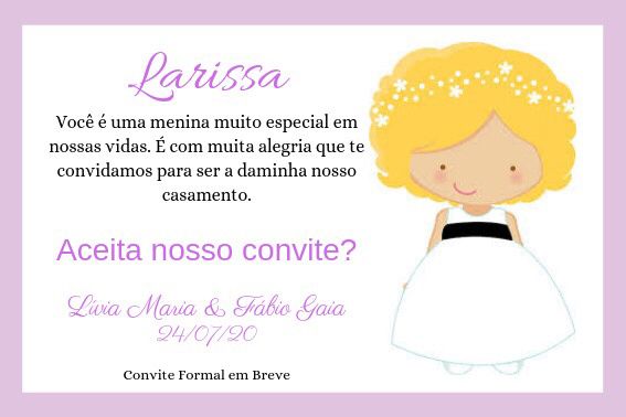 Convite padrinhos - 1