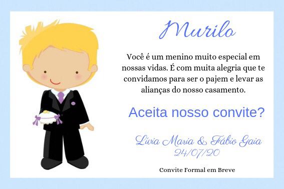Convite dos Padrinhos pelo Whatsapp - 2