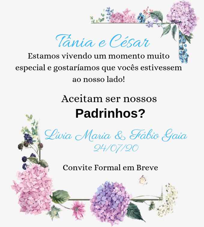Enfim os 365 dias para o dia C... - 2
