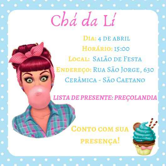 Convite Chá de Cozinha - 3