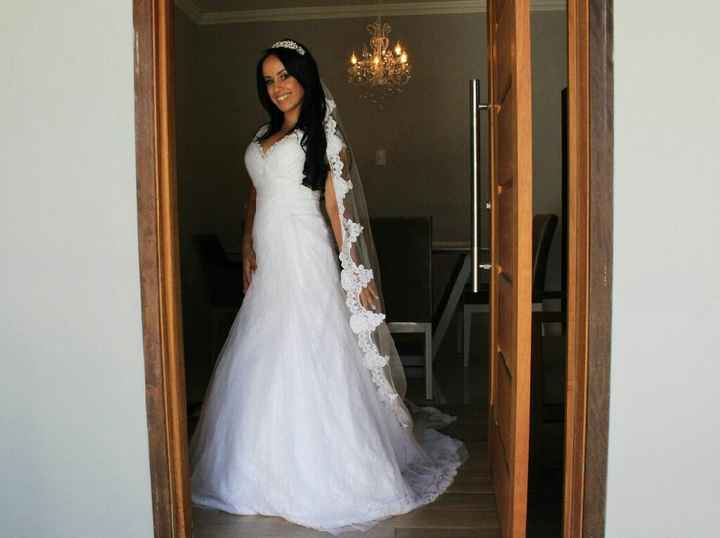  Eu de noiva 😍 Sonho realizado - 1