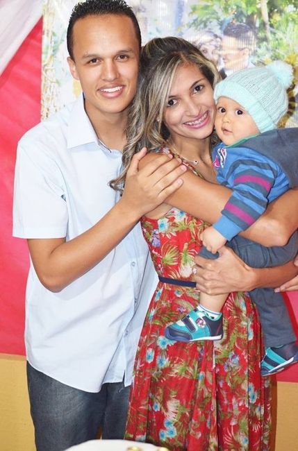 Meu Noivo ,Eu e nosso sobrinho totoso Davi rsrs