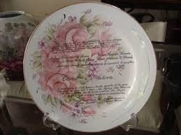 Convite em porcelana