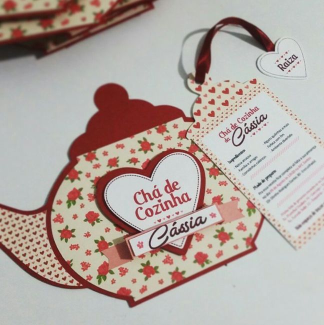 Inspiração para convite de chá de cozinha - 1