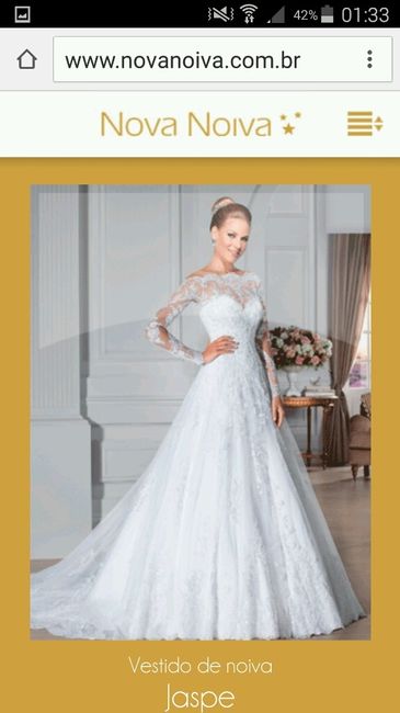 Qual o seu vestido de noiva?  qual foi seu vestido de noiva? - 1