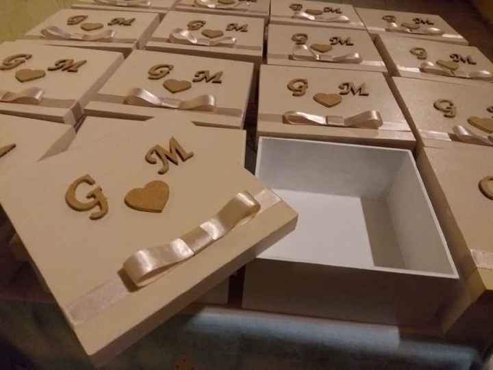 Caixa mdf padrinhos com manchas - 1