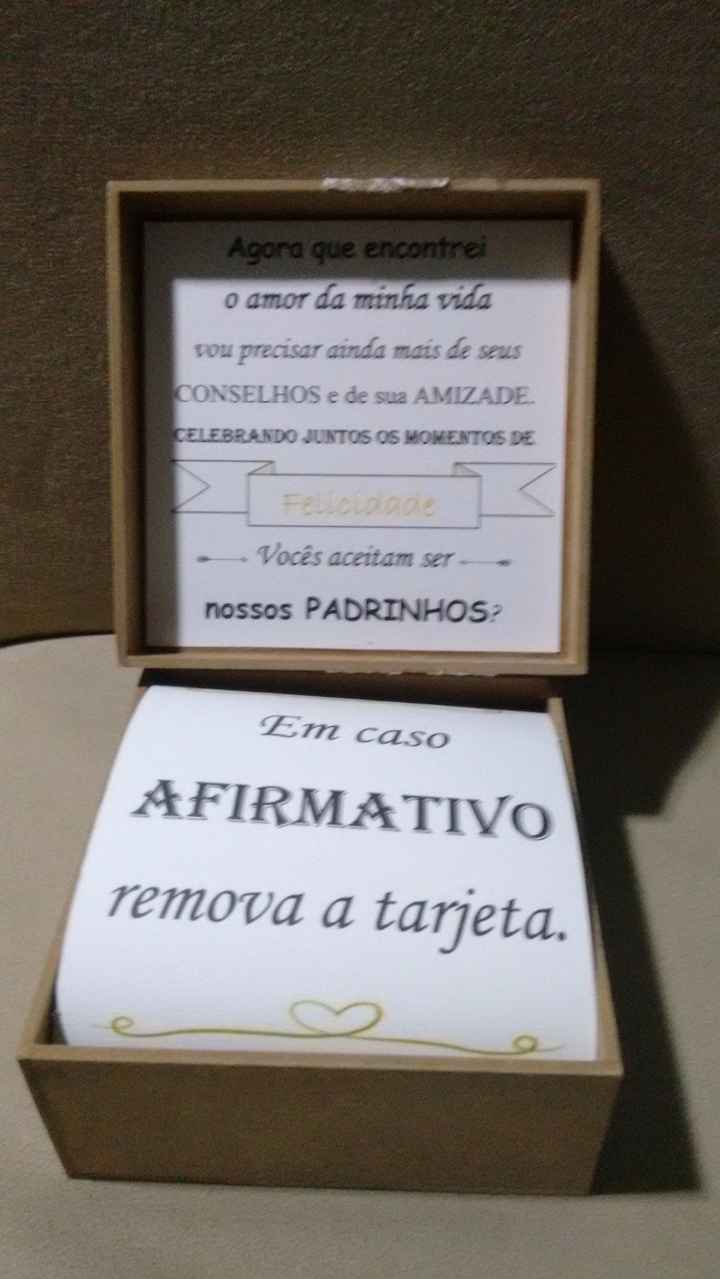 DIY: Convite dos Padrinho 