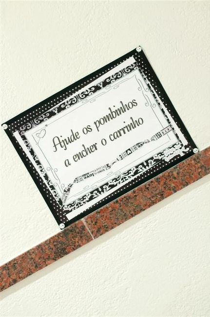 Carrinho para os presentes