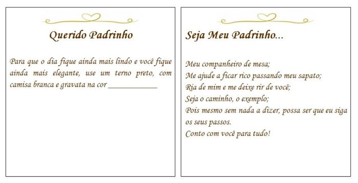 Manual dos Padrinhos