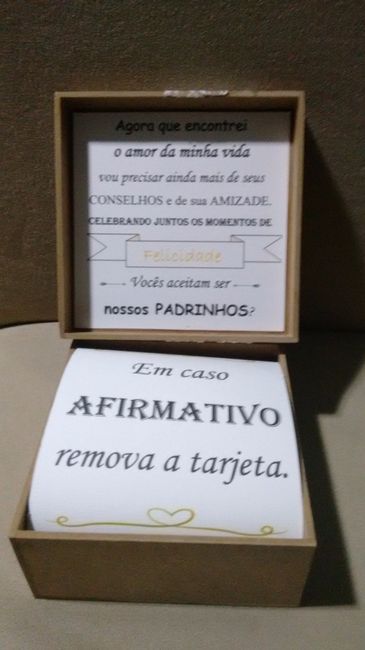 DIY: Convite dos Padrinho 