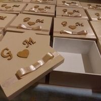 Caixa mdf padrinhos com manchas - 1