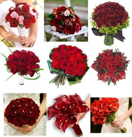 Modelos de buquêt vermelho