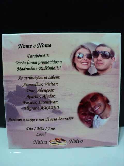 Convite de Padrinhos