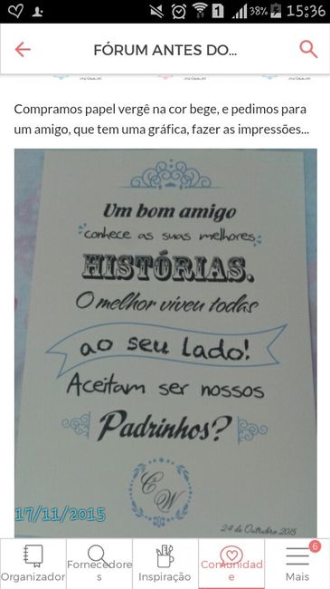 Convites - urgente - 2