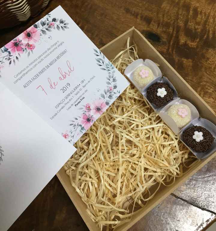 As caixinhas dos padrinhos estão prontas! - 2