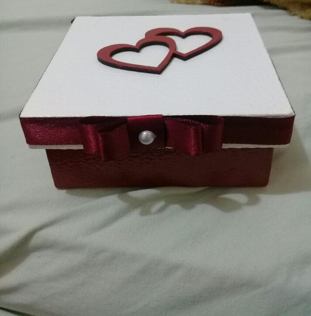 Meninas caixinhas de mdf para os padrinhos que eu fiz esse foi o resultado 😊😍 - 5