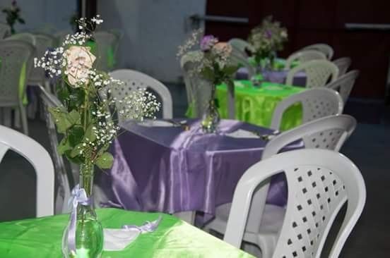 Decorações mesa